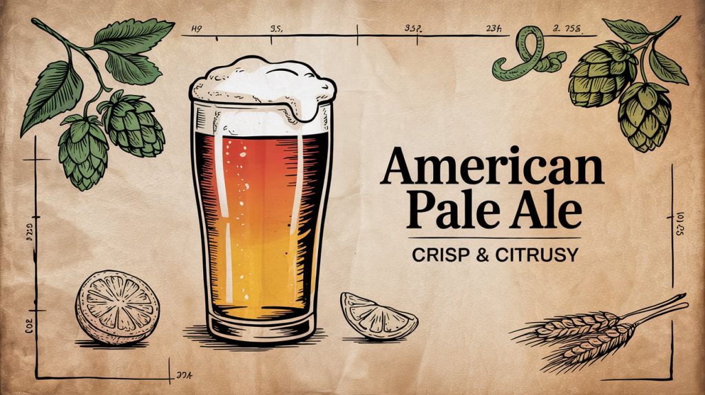 American Pale Ale – Citrusy, Crisp & Hop-Balanced