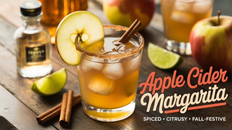 Apple Cider Margarita 🍎🍹🍂 Crisp, Tart, and Spiced With a Seasonal Twist on the Classic
