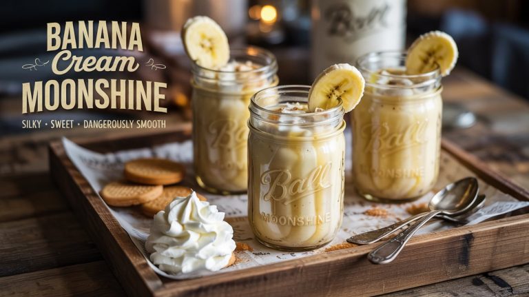 Banana Cream Moonshine 🍌🍶🍨 Silky, Sweet & Dangerously Smooth
