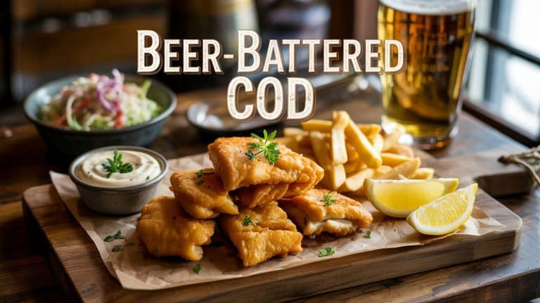 Beer-Battered Cod: Crispy, Light, and Fried to Golden Beer Glory