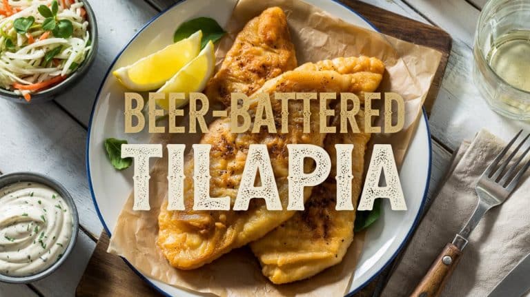 Beer-Battered Tilapia: Light, Crispy, and Fried With Beer-Battered Simplicity