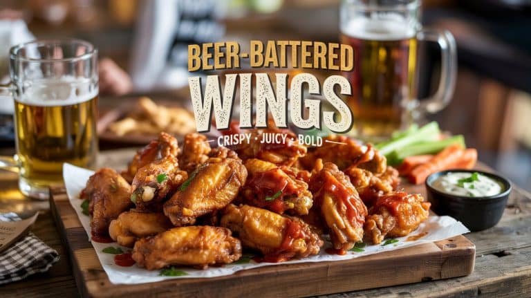 Beer-Battered Wings: Crispy, Juicy, and Made to Be Dipped