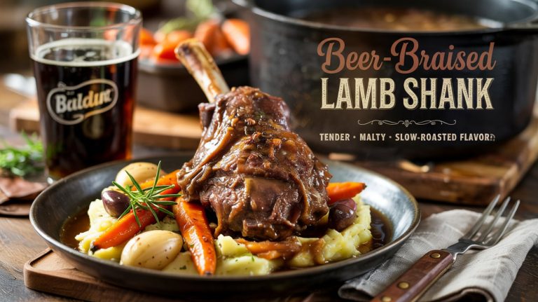 Beer-Braised Lamb Shank Recipe: Rich, Rustic, and Falling-Off-the-Bone Tender
