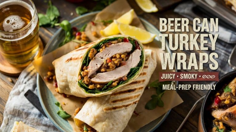 Beer Can Turkey Wraps: Juicy, Smoky, and Wrapped With Herb-Soaked Beer Flavor