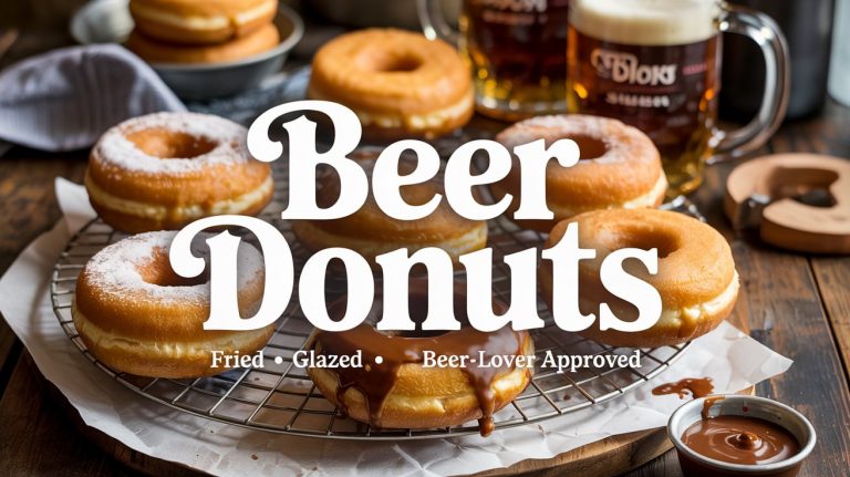 Beer Donuts: Fluffy, Golden, and Glazed With Beer-Laced Sweetness