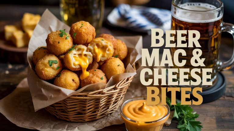 Beer Mac & Cheese Bites: Crispy, Cheesy, and Loaded With Beer-Soaked Comfort 🧀