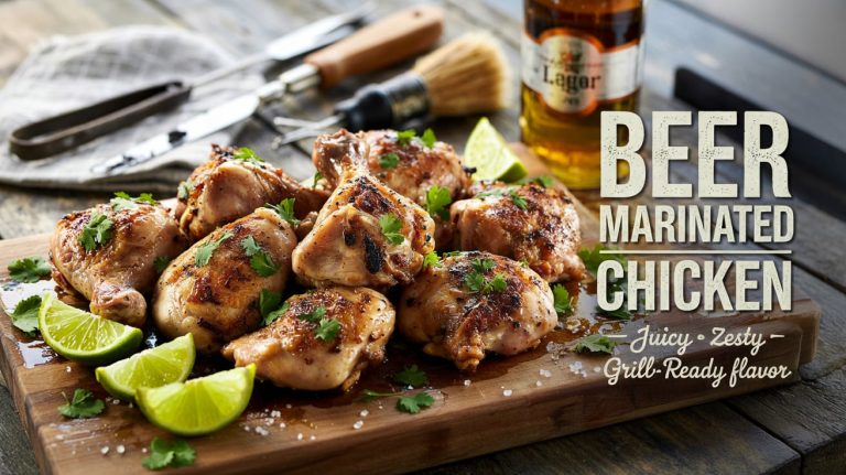Beer Marinated Chicken: Tender, Juicy, and Infused with Beer-Soaked Flavor