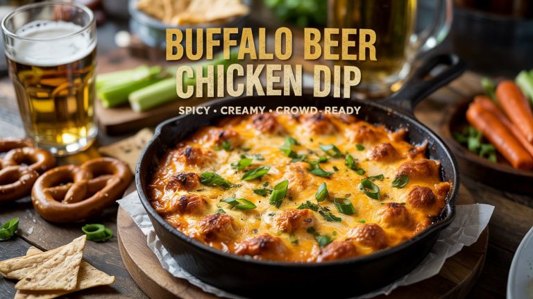 Buffalo Beer Chicken Dip: Creamy, Spicy, and Beer-Kissed — The Ultimate Party Dip With Full Pub Energy