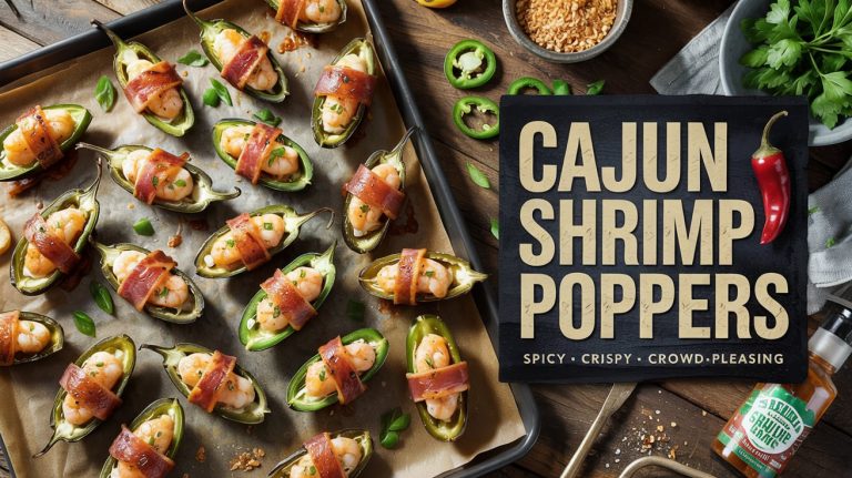 Cajun Shrimp Poppers 🌶️🍤🧀🔥 Spicy, Crispy, and Stuffed With Bold Shrimp and Melty Cheese in Every Bite