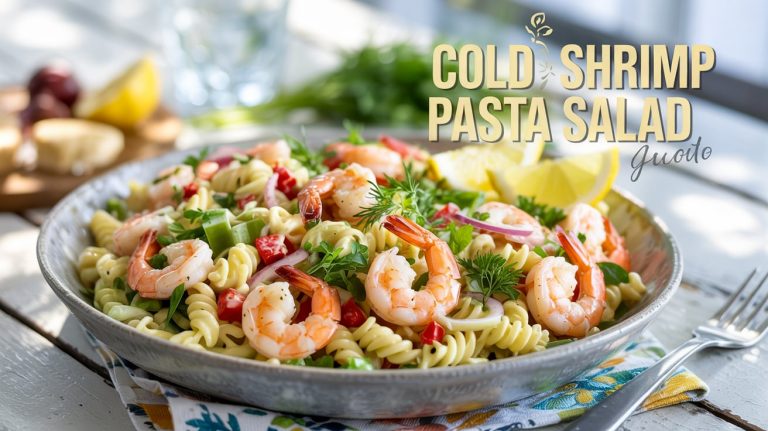 Cold Shrimp Pasta Salad 🍤🥒🍋🥗 Cool, Creamy, and Packed With Juicy Shrimp, Fresh Crunch, and Zesty Summer Vibes