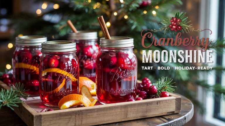 Cranberry Moonshine 🍒🥃✨ Tart, Bold & Holiday-Ready
