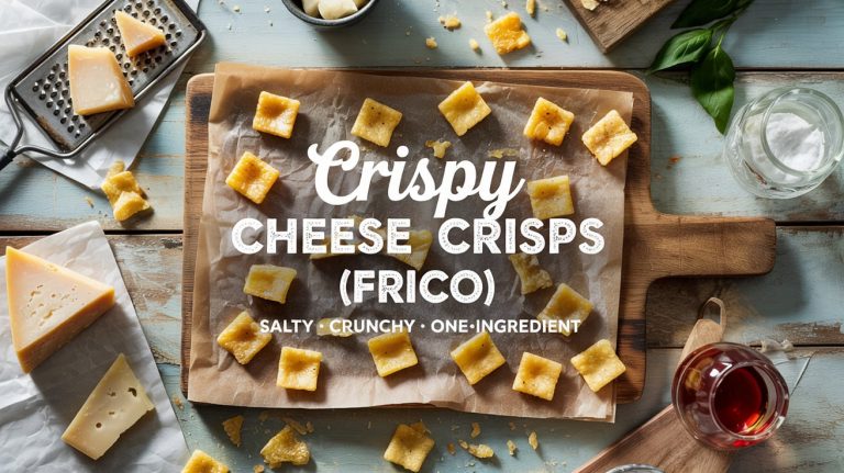 Crispy Cheese Crisps (Frico) 🧀🔥🧂 Ultra-Thin, Golden, and Savory With Pure Parmesan Crunch in Every Bite