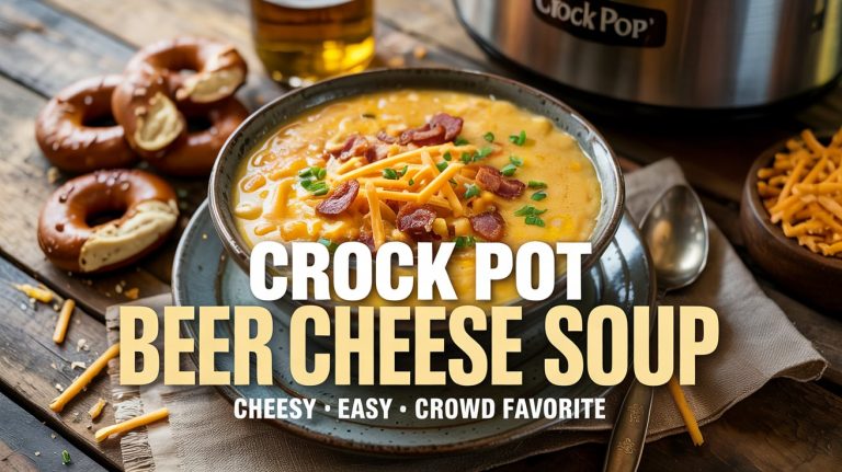 Crock Pot Beer Cheese Soup: Rich, Cheesy, and Beer-Laced Comfort in a Bowl