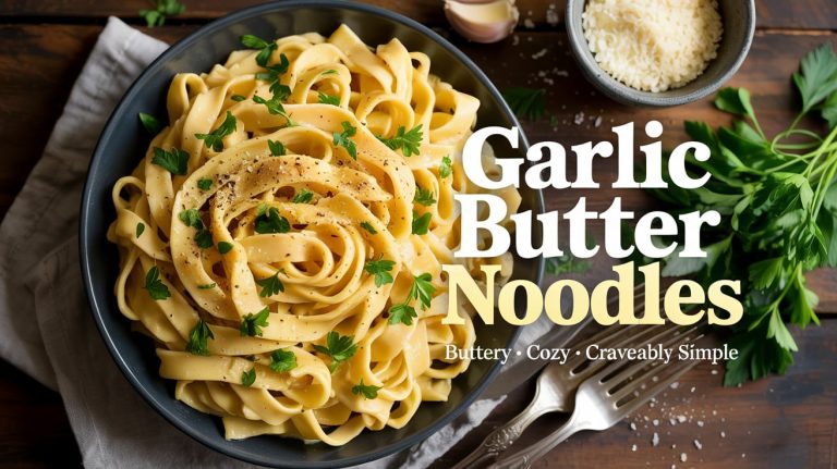 Garlic Butter Noodles 🧄🍜🧈 Rich, Simple, and Ridiculously Satisfying With a Hit of Garlic, Butter, and Umami
