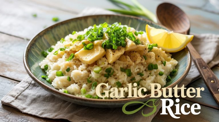 Garlic Butter Rice 🧄🍚🧈 Fluffy, Fragrant, and Rich With Toasted Garlic Butter and Just Enough Salt to Crave Every Bite