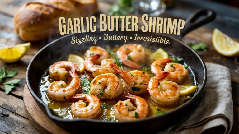 Garlic Butter Shrimp 🧄🧈🍤 Quick, Bold, and Irresistibly Buttery With Garlic Punch and a Touch of Heat