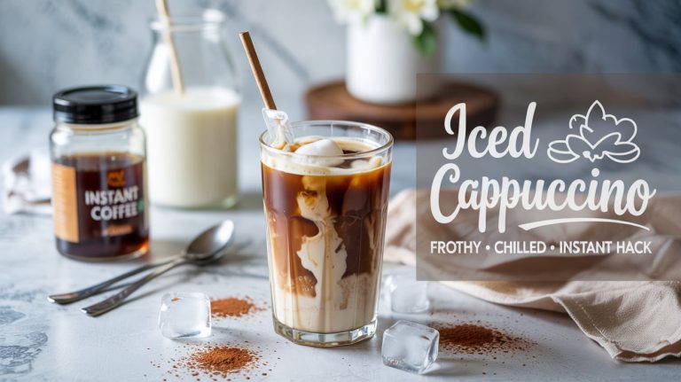 Homemade Iced Cappuccino: Chilled, Frothy, and Bold 🧊☕