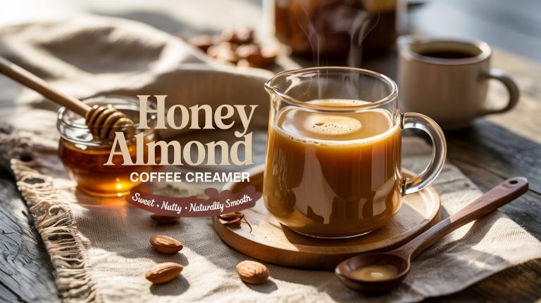 Honey Almond Coffee Creamer 🍯🌰 Nutty, Naturally Sweet, and Silky Smooth