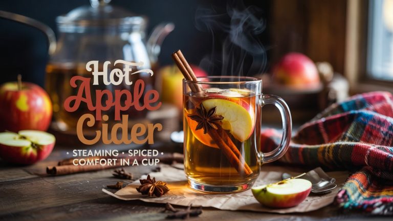 Hot Apple Cider 🍎🔥🍂 Warm, Spiced, and Comforting for Chilly Days