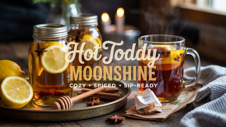 Hot Toddy Moonshine 🍋🍯🔥 Cozy, Spiced & Sip-Ready