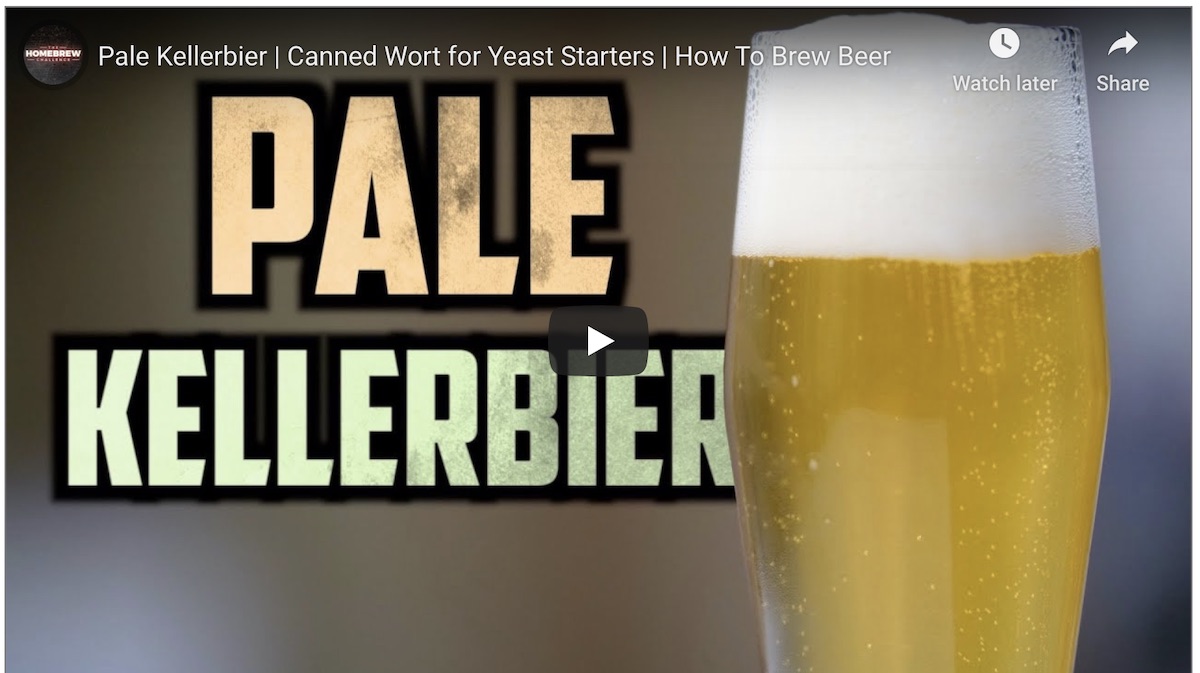 How to Brew Pale Kellerbier Homebrew Challenge Homebrew Academy