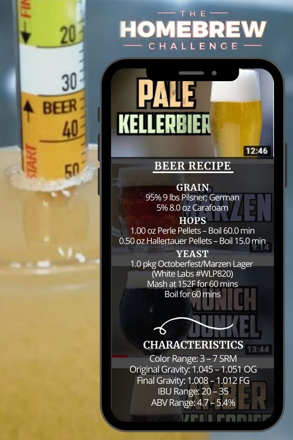How to Brew Pale Kellerbier Homebrew Challenge Homebrew Academy