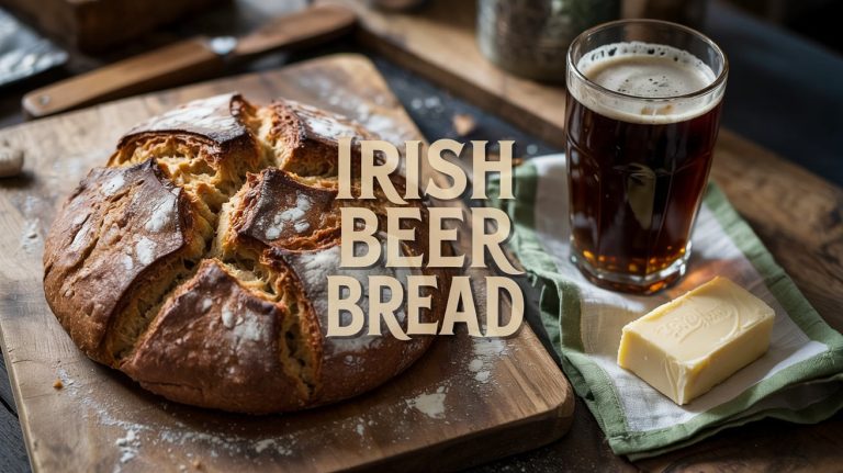 Irish Beer Bread 🇮🇪🍺 Dense, Buttery, and Full of Irish Pub Soul — No Yeast, No Fuss
