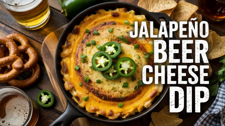 Jalapeño Beer Cheese Dip: Creamy, Spicy, and Brewed to Be the MVP of Any Snack Table