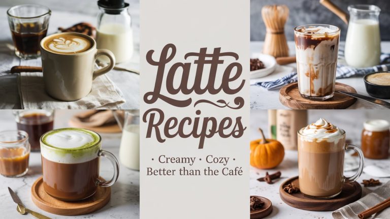 Latte Recipes ☕ Warm, creamy, and endlessly customizable