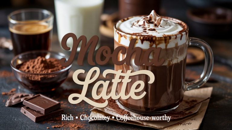 Mocha Latte 🍫 Rich, Roasty, and Blended With Deep Chocolate Comfort