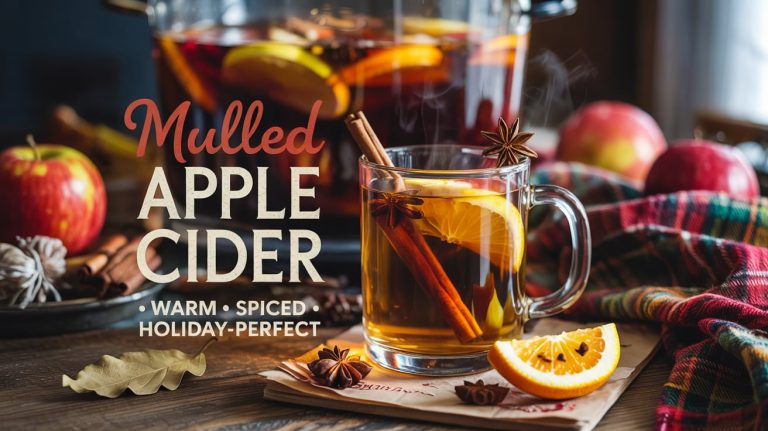 Mulled Apple Cider 🍎🍊🍂 Warm, Spiced, and Perfectly Infused for Cozy Gatherings