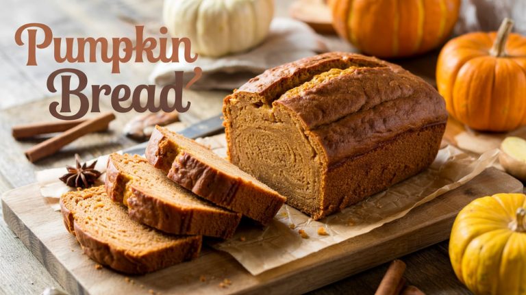 Pumpkin Bread 🎃🍞🍂 Moist, Spiced, and Perfect for Autumn Baking