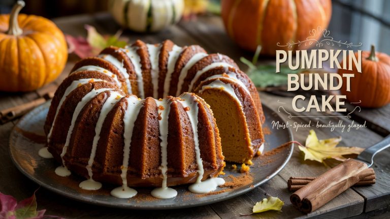 Pumpkin Bundt Cake 🎃🍰🍂 Moist, Spiced, and Beautifully Shaped for Fall Gatherings