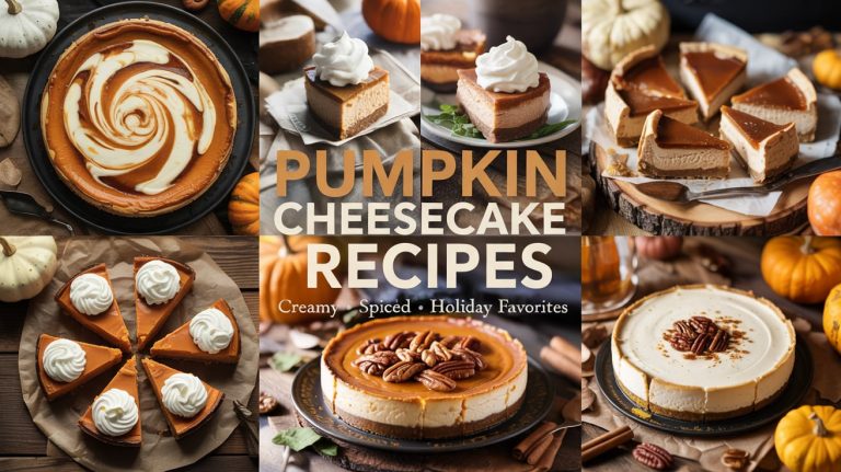Pumpkin Cheesecake Recipes 🎃🍰 Creamy, Spiced & Decadent