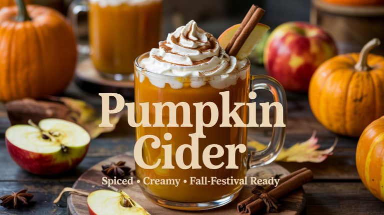 Pumpkin Cider 🎃🍎🍂 Spiced, Cozy, and the Perfect Blend of Fall Flavors