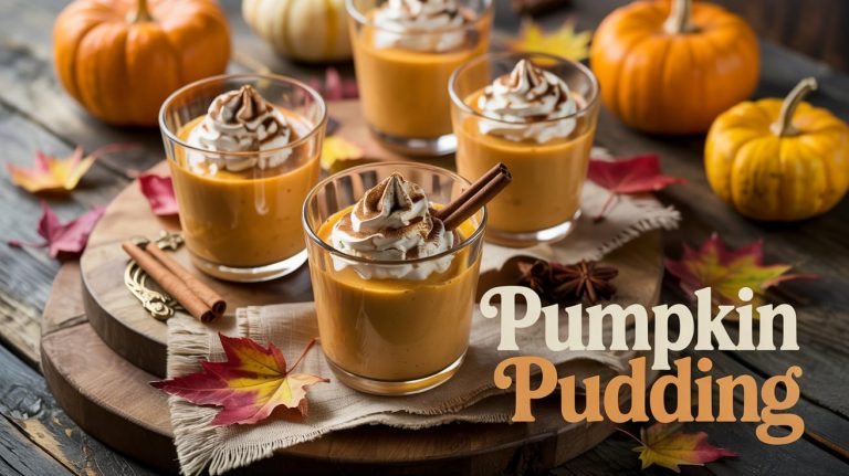 Pumpkin Pudding 🎃🍮✨ Creamy, Cozy, and Bursting With Fall Flavor
