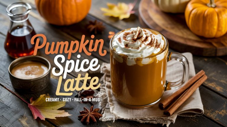 Pumpkin Spice Latte 🎃☕ Warm, Creamy, and Comfortably Spiced
