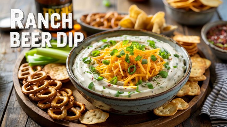 Ranch Beer Dip: Zesty, Creamy, and Built to Scoop With a Cold One