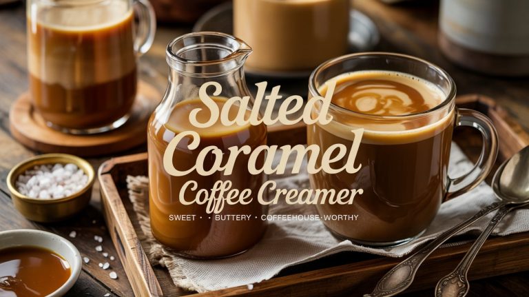 Salted Caramel Coffee Creamer 🧂🍮 Rich, Sweet, and Buttery With a Hint of Salt