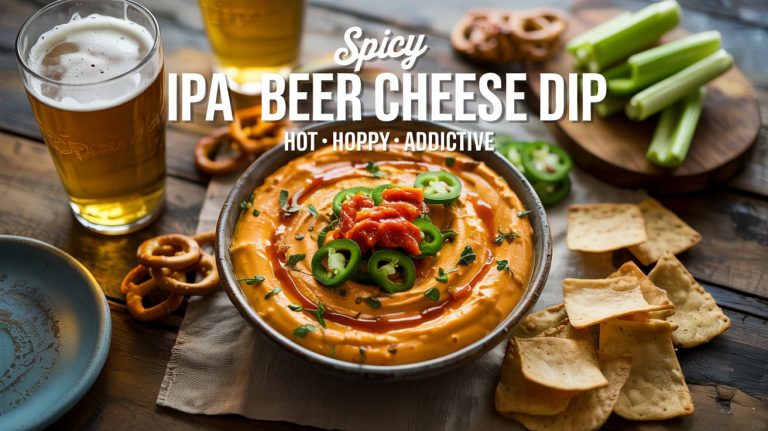 Spicy IPA Beer Cheese Dip: Bold, Creamy, and Loaded With Hop Heat and Cheddar Bite