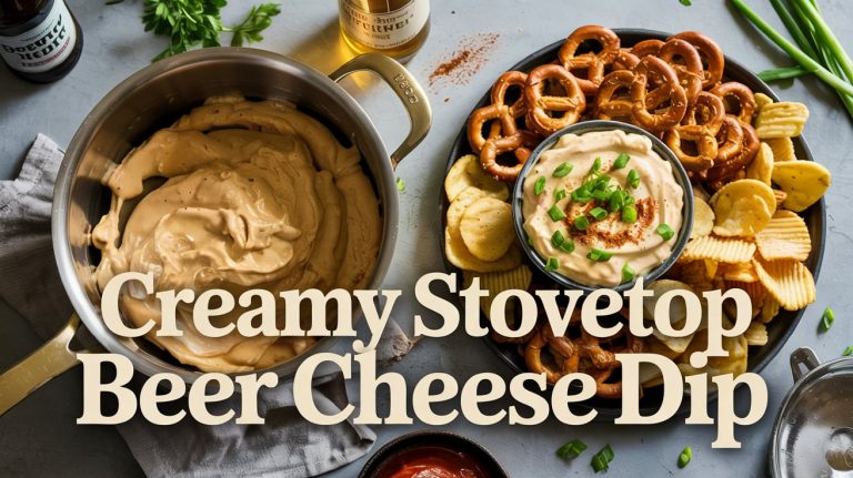 Stovetop Beer Cheese Creamy Dip: Smooth, Bold, and Ready in 10 Minutes