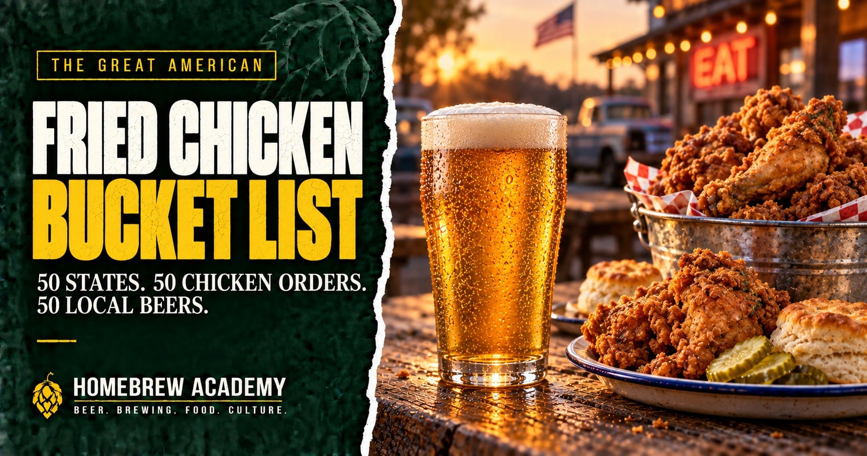 Fried chicken bucket list
