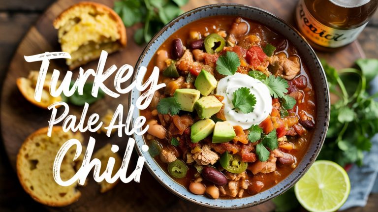 Turkey Pale Ale Chili: Lighter, Brighter, and Still Packed with Flavor