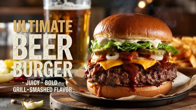 Ultimate Beer Burger: Juicy, Bold, and Built With Beer in Every Layer