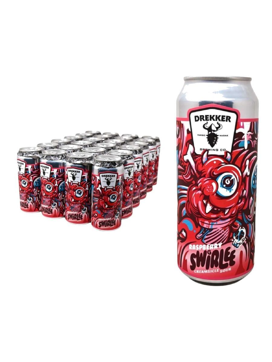 Drekker Swirlee Raspberry Creamsicle
