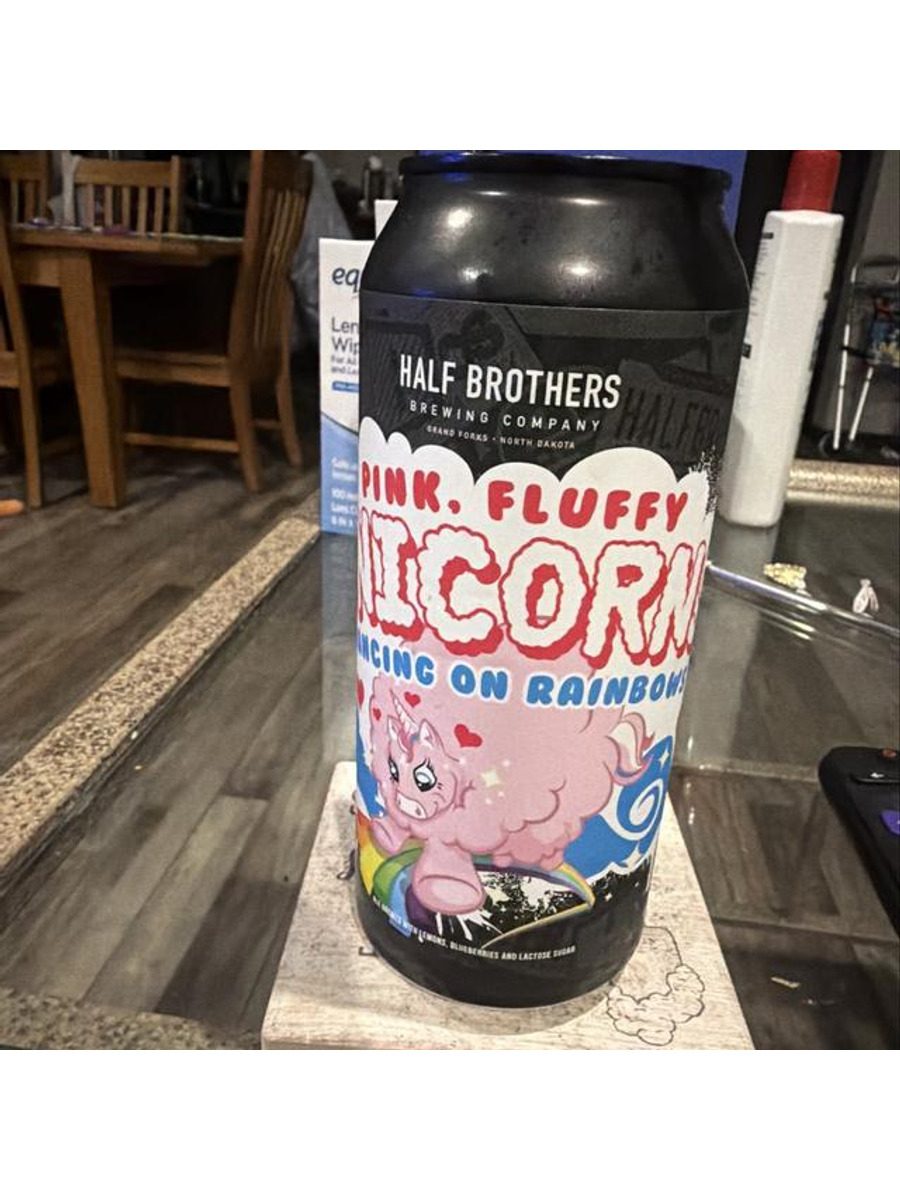 Pink Fluffy Unicorns Dancing on Rainbows