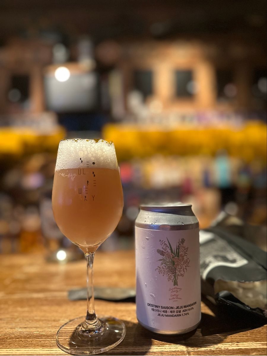 Seoul Brewery Destiny Saison Jeju Mandarin