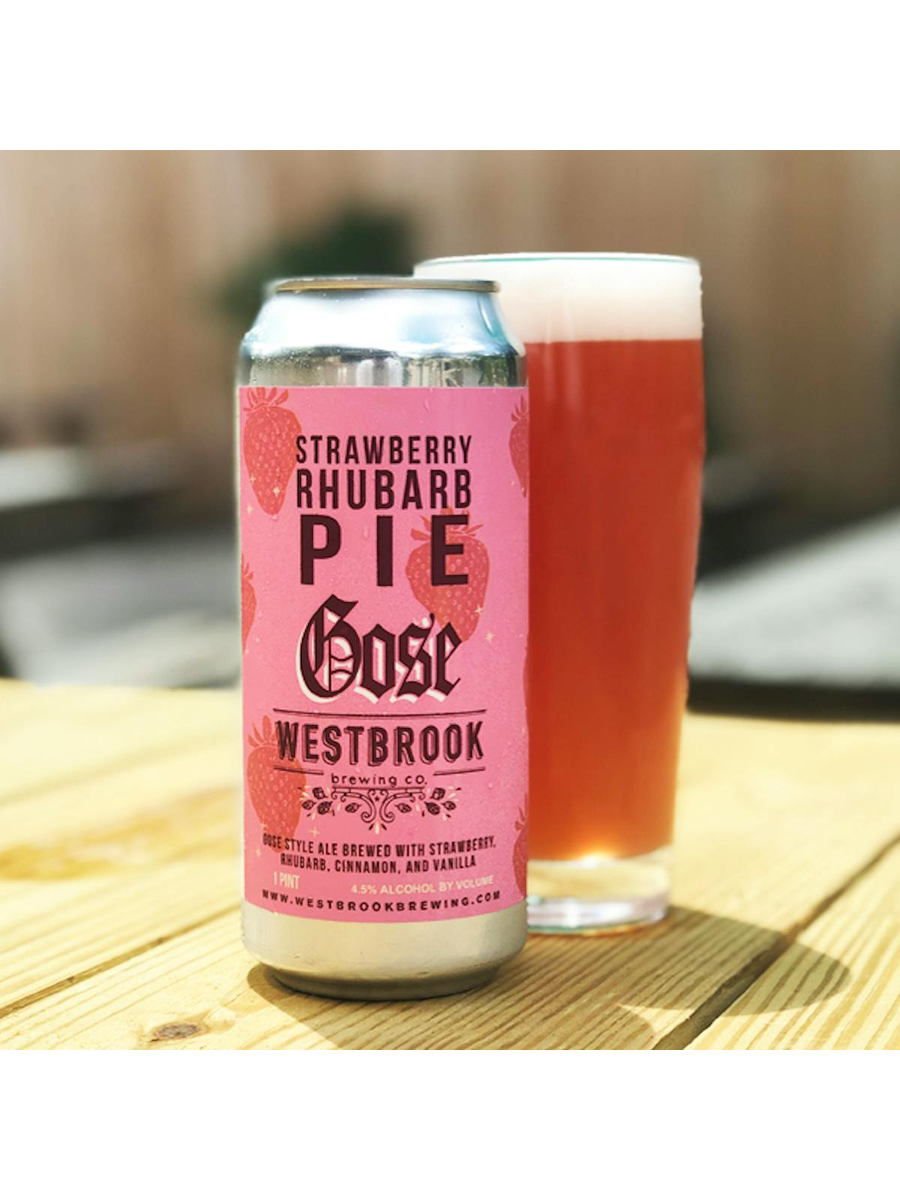 Westbrook Strawberry Rhubarb Pie Gose